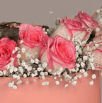 10 roses & small cake bundle - Tagerelsa3ada