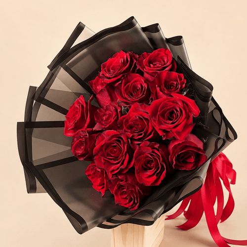 15 Red roses - Tagerelsa3ada