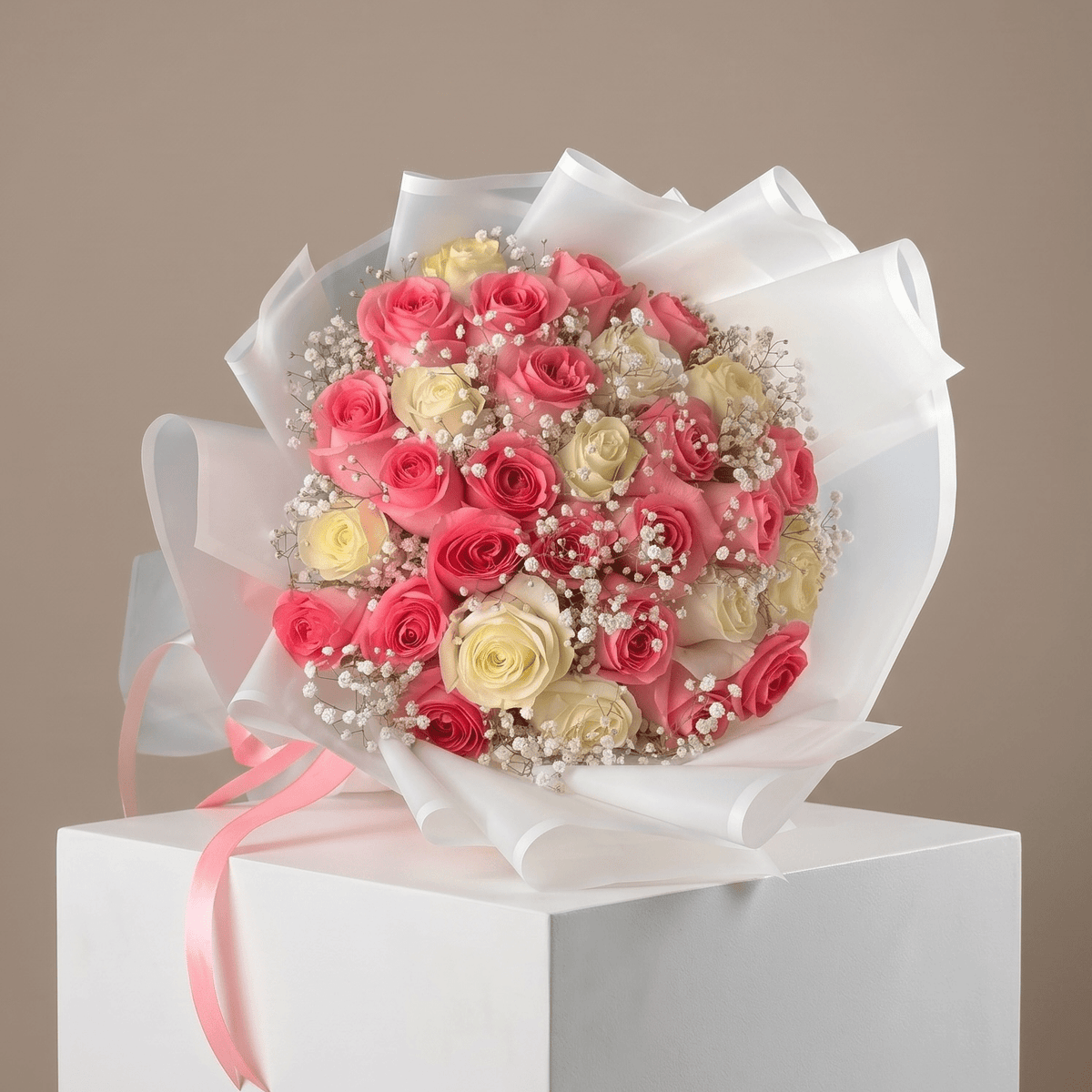 30 imported flower bouquet - Tagerelsa3ada