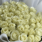 50 white roses - Tagerelsa3ada