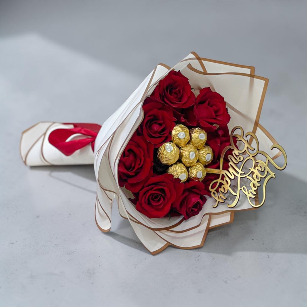 Flowers & chocolate small