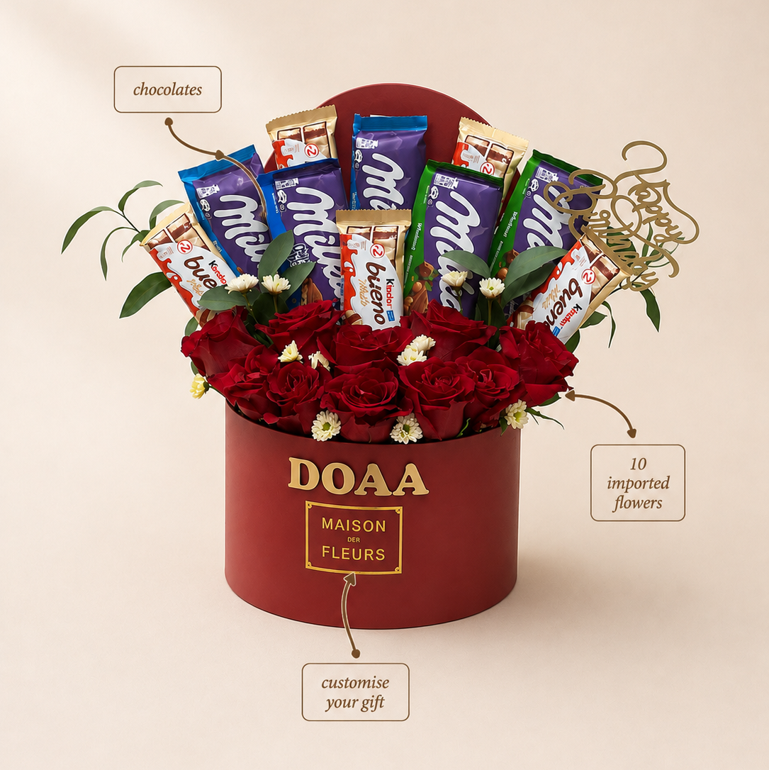 Sweet rose gift box