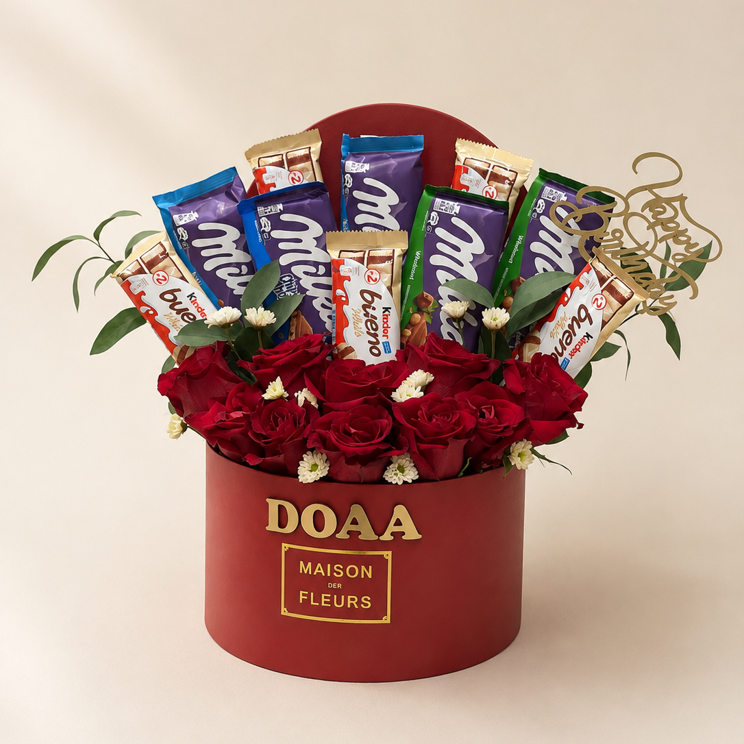Sweet rose gift box