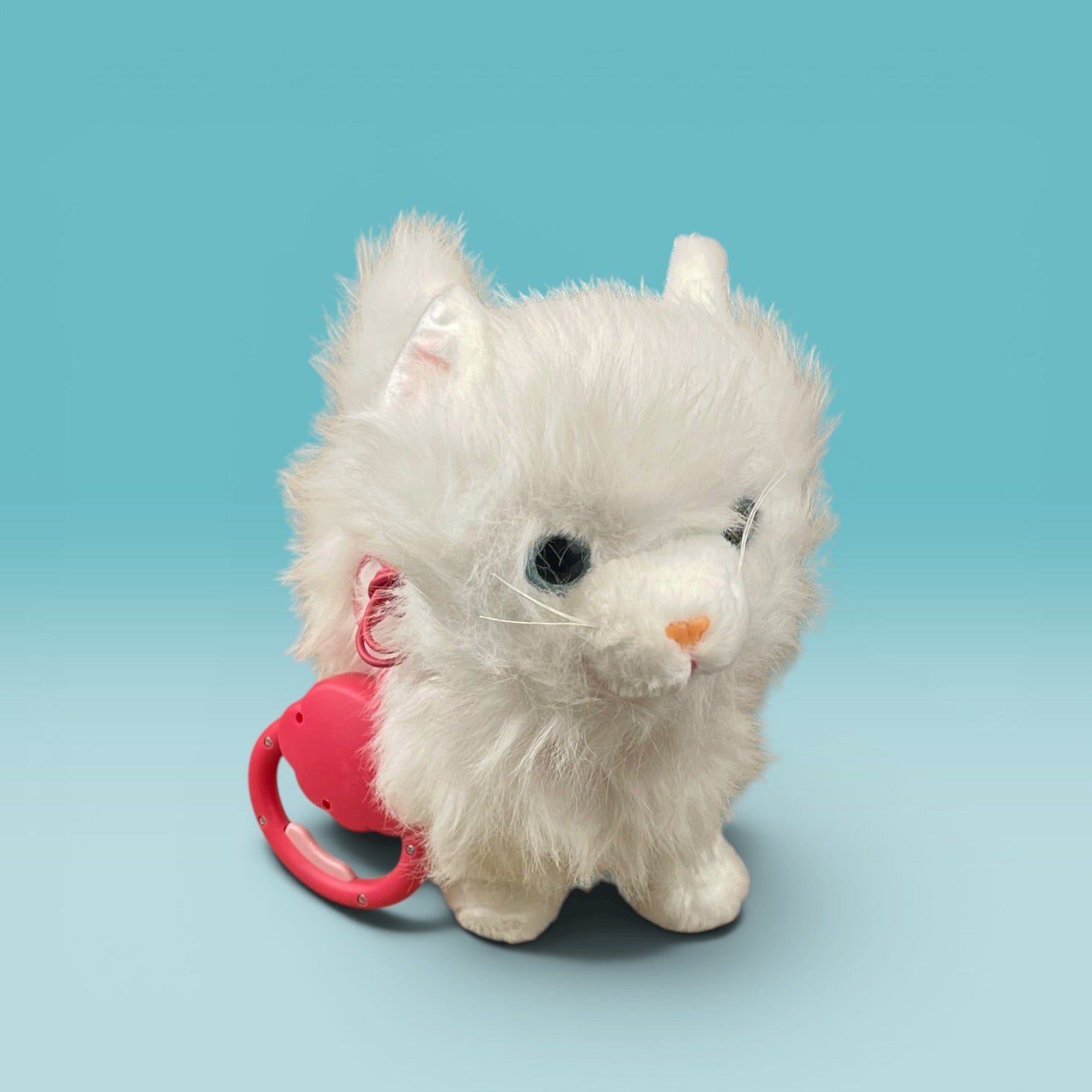 Interactive plush puppy and cat