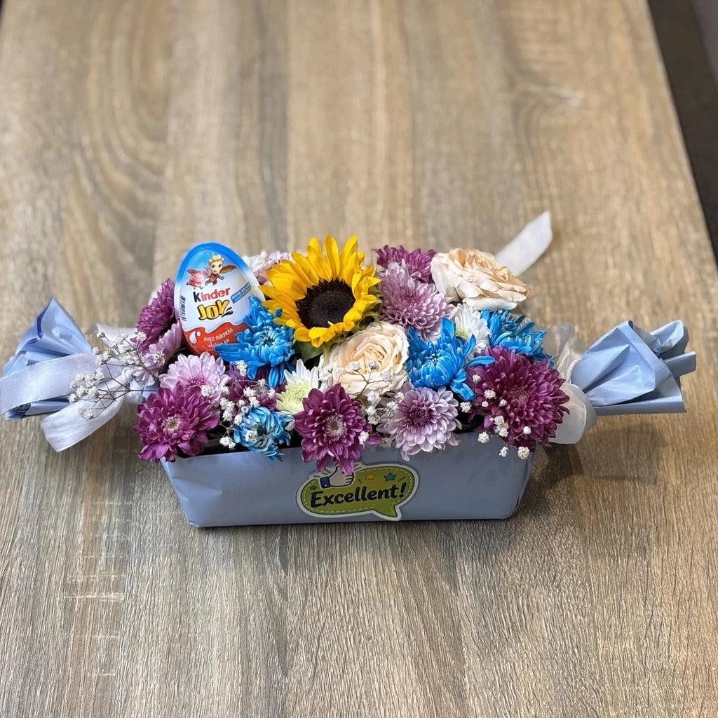 Joyful flower bonbon gift