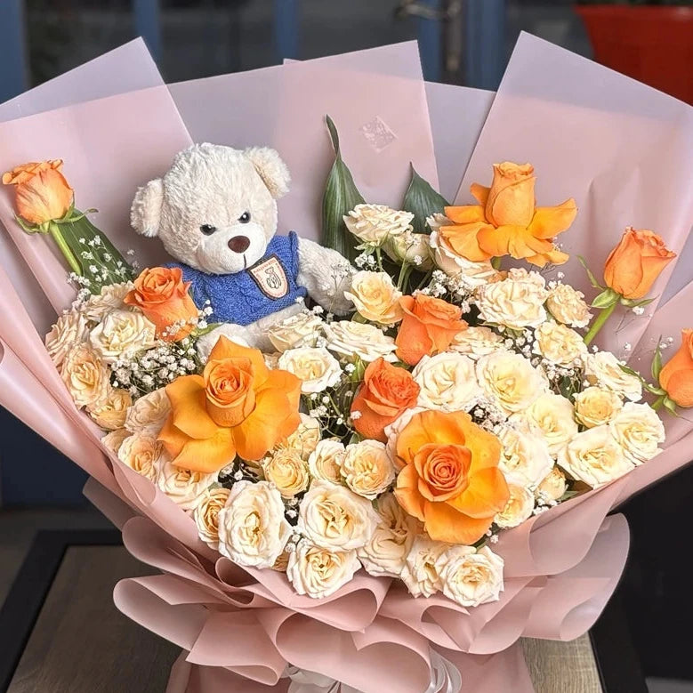 Sunny tedy bouquet