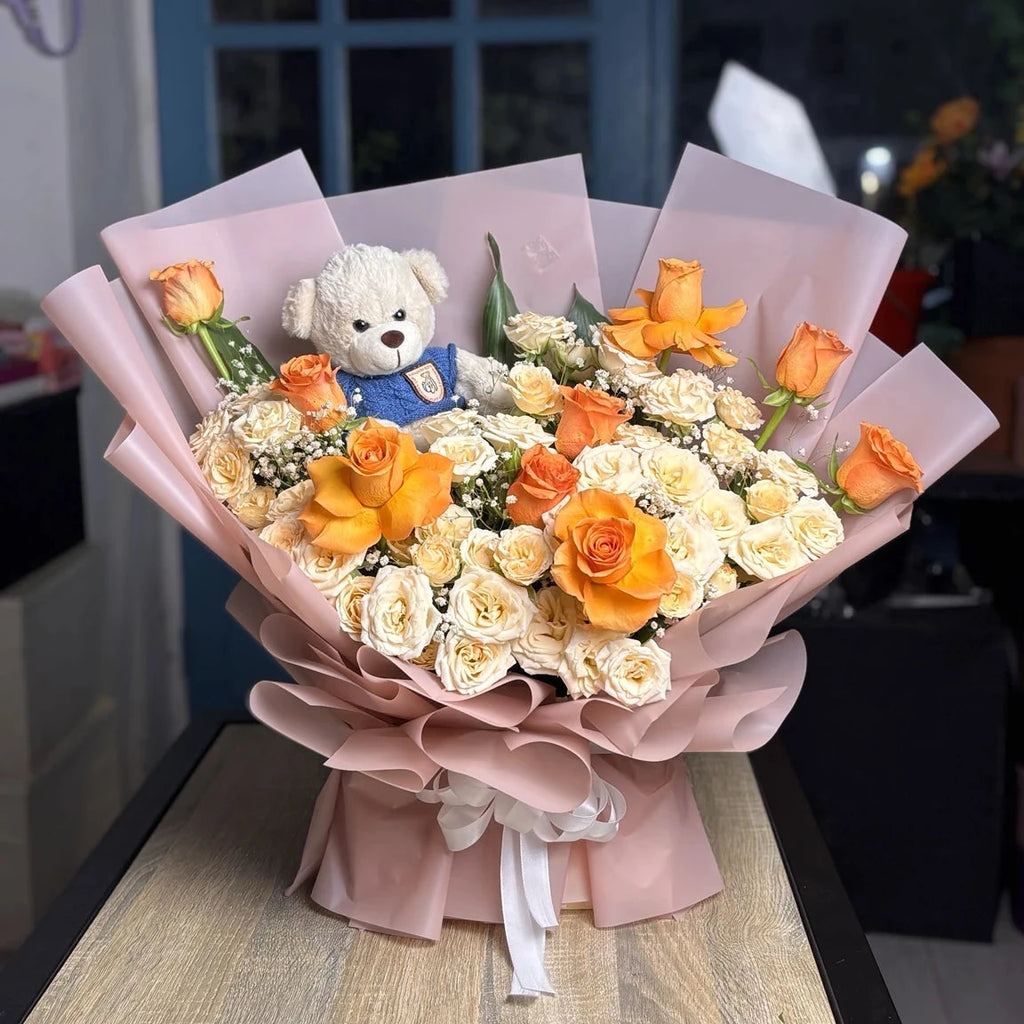 Sunny tedy bouquet