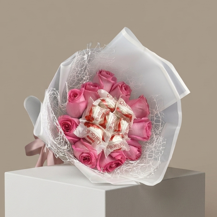Pinky flowers & chocolate