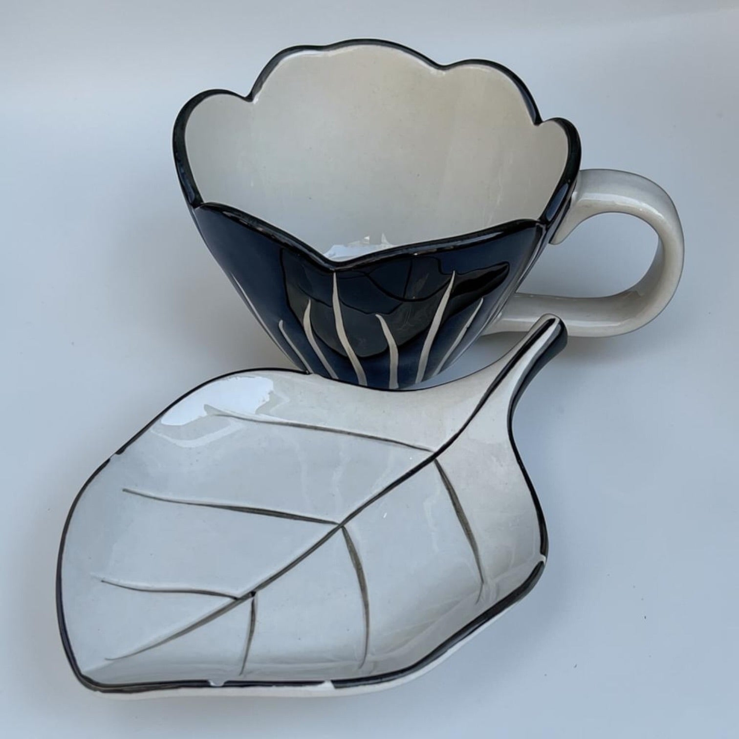 tree leaf mug