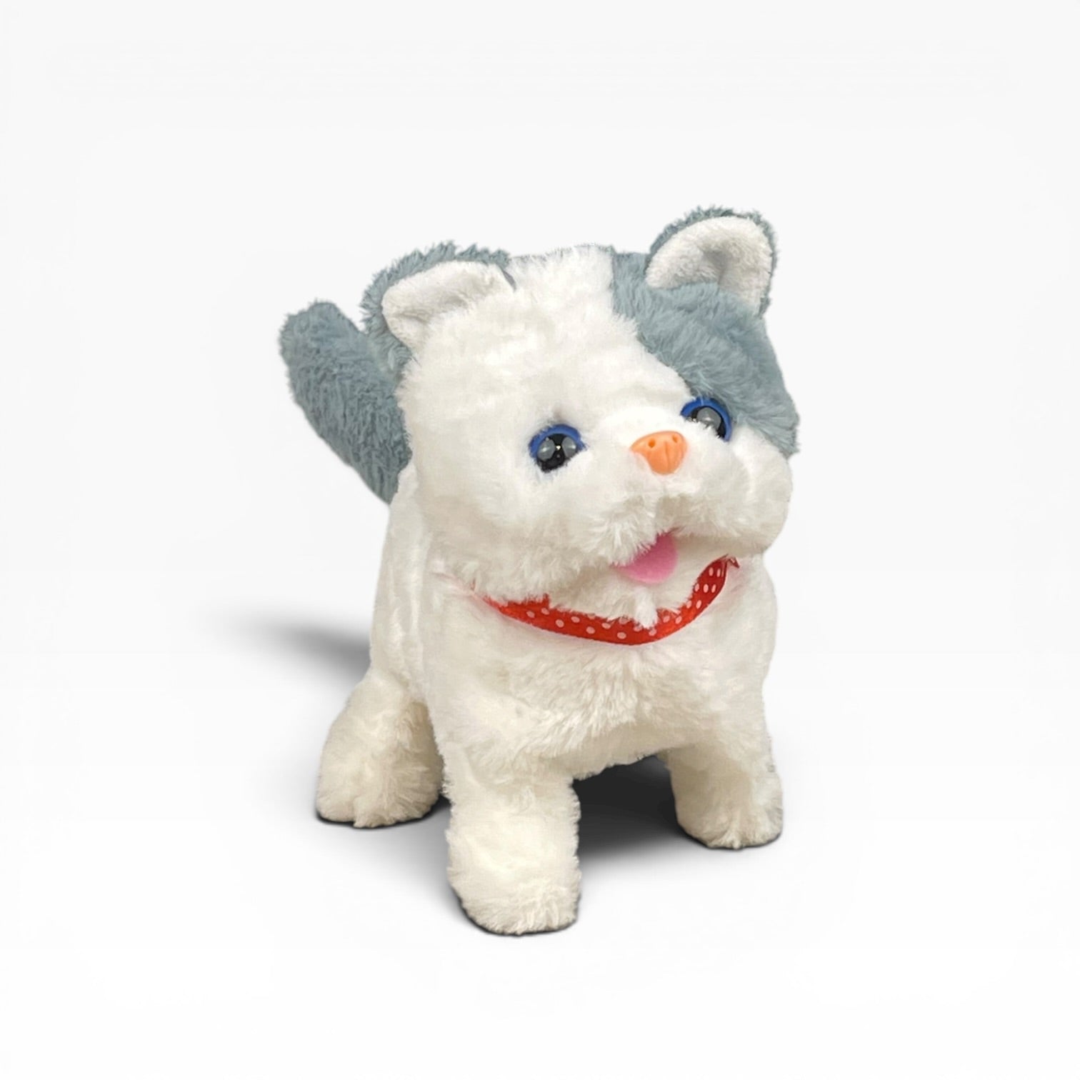 Interactive plush cat toy