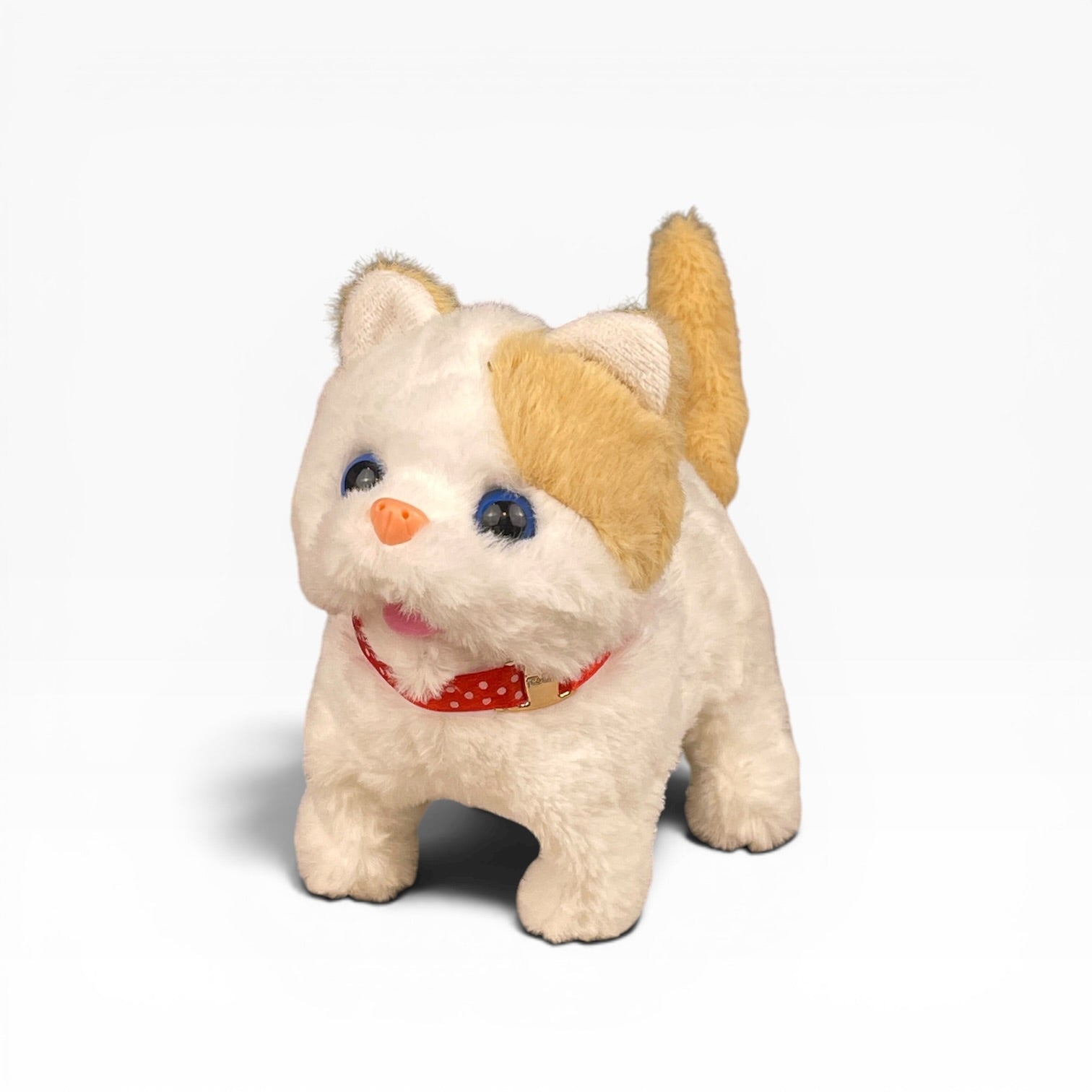Interactive plush cat toy