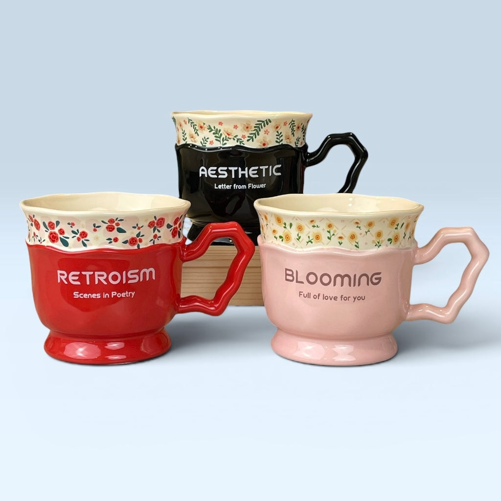 flowers mug