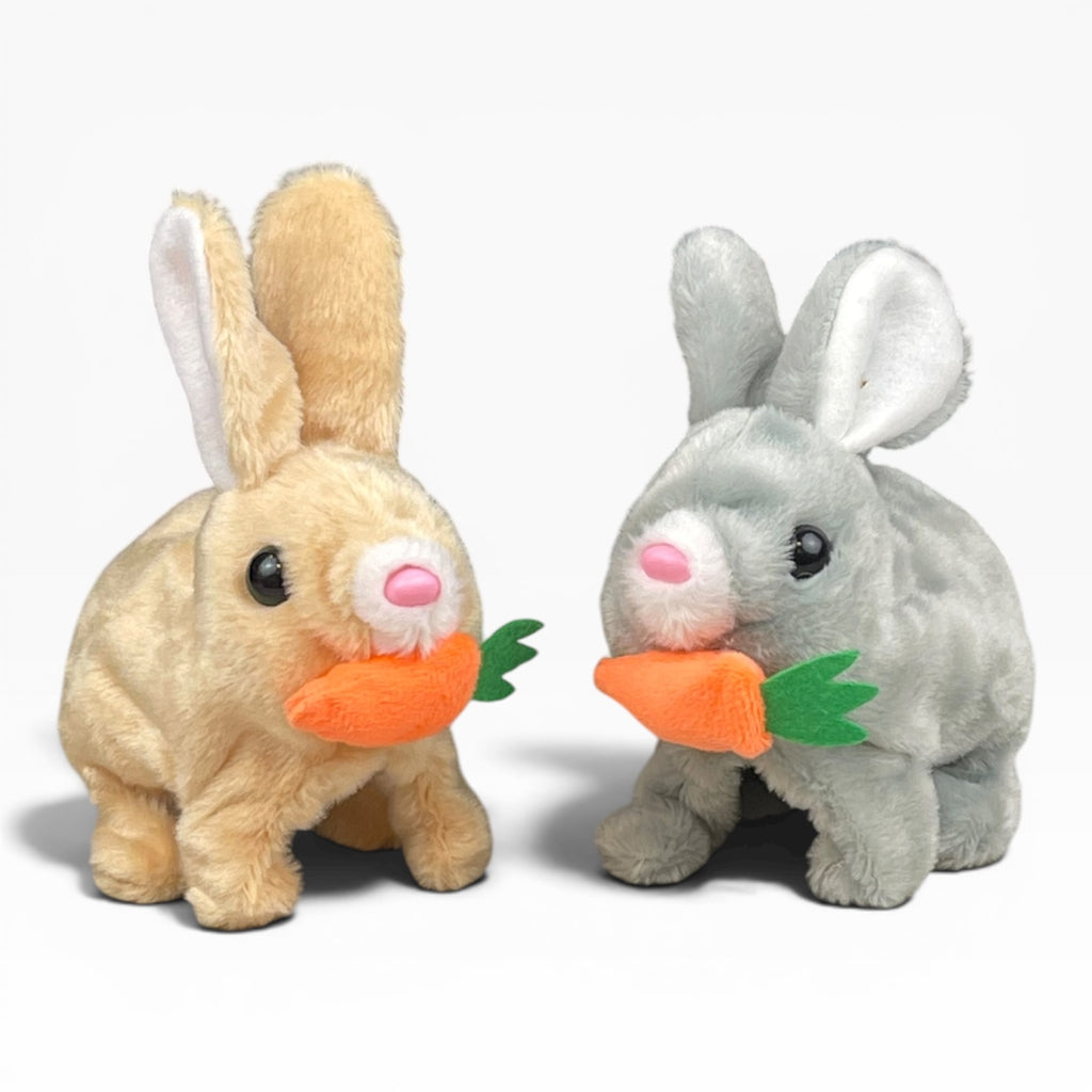 interactive rabbit plush toy