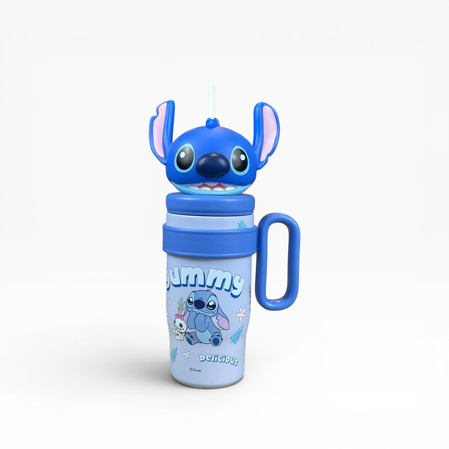 Cartoon Character Tumbler With Straw