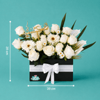 Artificial white flowers arrangement - Tagerelsa3ada