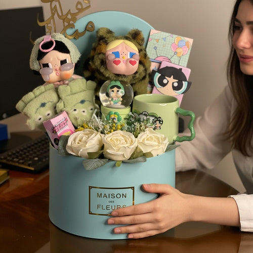 Cartoon Character Themed Gift Box Arrangement - Tagerelsa3ada