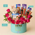 Premium flowers & chocolate box
