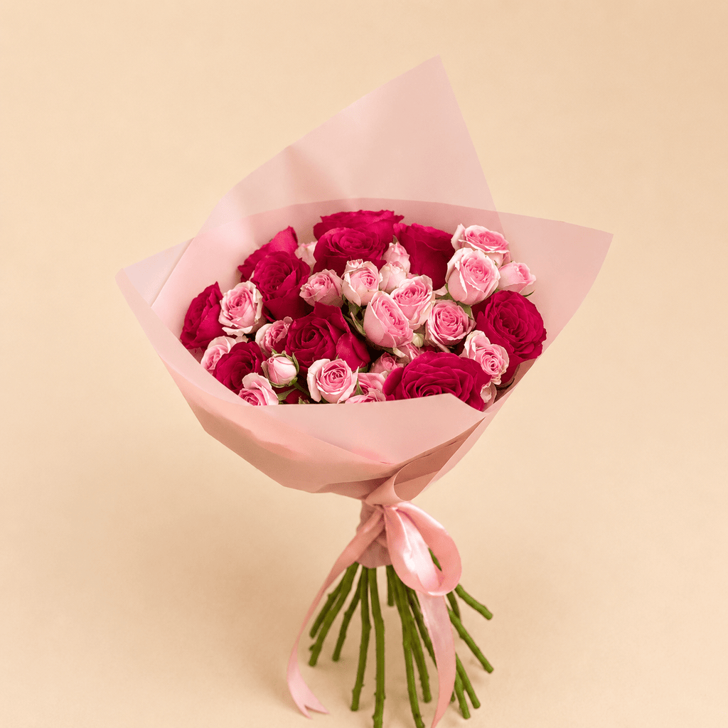 Pink & fuchsia roses - Tagerelsa3ada