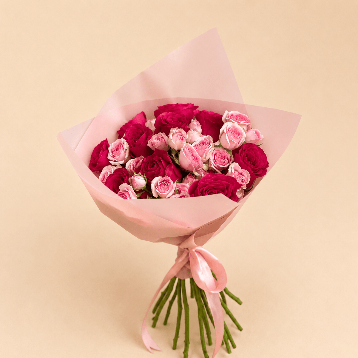 Pink & fuchsia roses - Tagerelsa3ada