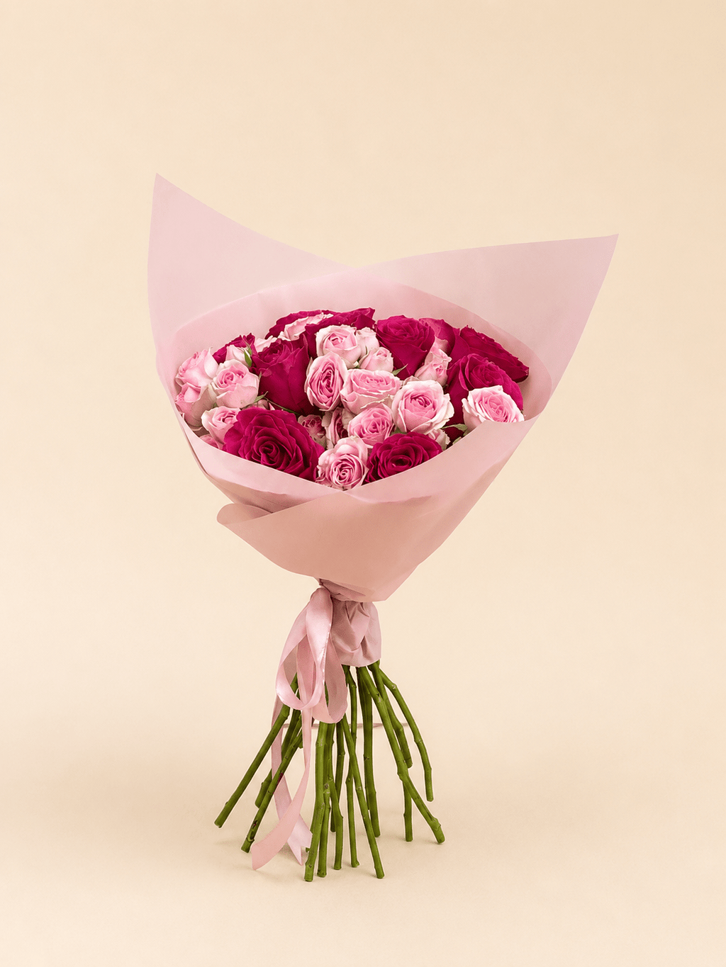Pink & fuchsia roses - Tagerelsa3ada
