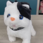 Interactive plush cat toy