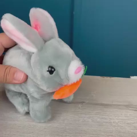 interactive rabbit plush toy