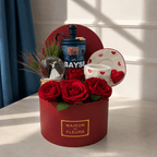 Red roses & heart shaped mug - Tagerelsa3ada