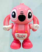 Tagerelsa3ada pink dancing character toy with flashing lights and sound